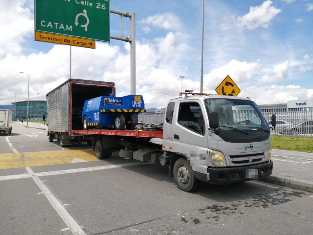 Central de grúas en Bogotá
